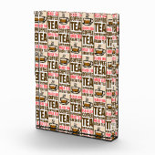 KOFFIE TEA PATTERN, fotoblok (Rechts)
