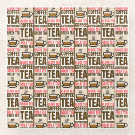 KOFFIE TEA PATTERN, Onderzetter