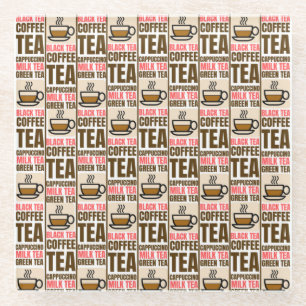 KOFFIE TEA PATTERN, Onderzetter