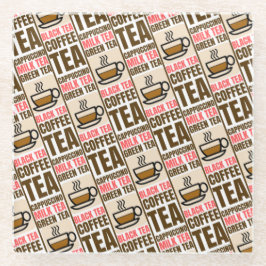 KOFFIE TEA PATTERN, Onderzetter