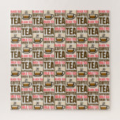 KOFFIE TEA PATTERN, puzzel (Verticaal)