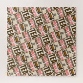 KOFFIE TEA PATTERN, puzzel (Horizontaal)
