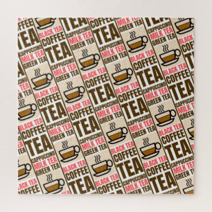 KOFFIE TEA PATTERN, puzzel