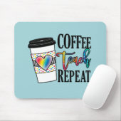 Koffie, teach, herhaal muismat (Met muis)