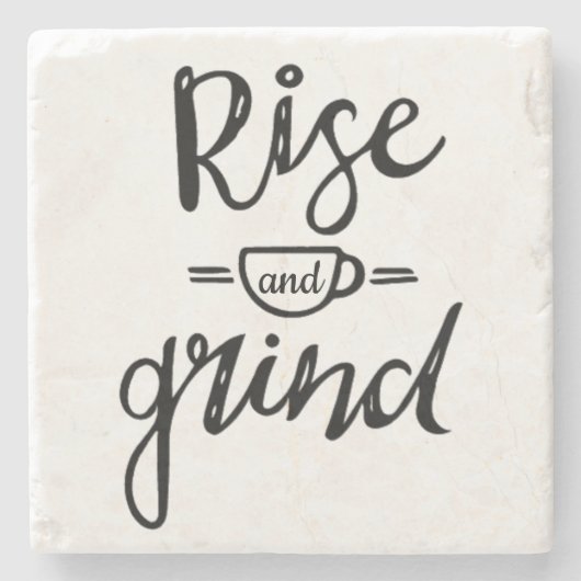 Koffie Thed Stenen Onderzetter (Voorkant)