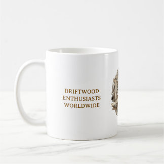 KOFFIE, THEEKOP MET DRIFTWOOD THEMA KOFFIEMOK