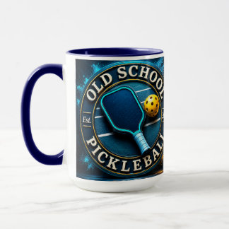 Koffie/theekop oude school pickleball merk mok