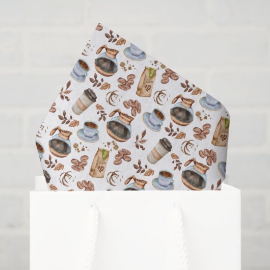 Koffie Tissuepapier (Cadeauzakje)
