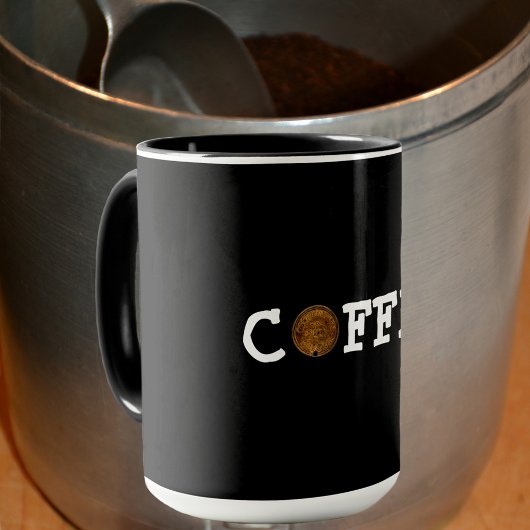 KOFFIE Token Goed voor Een Zwart Mok