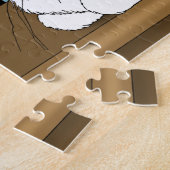 Koffie Tuxedo Cat Legpuzzel (Zijkant)