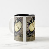 "KOFFIE?!!!!" TWEEKLEURIGE KOFFIEMOK (Voorkant links)