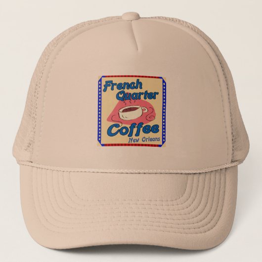 Koffie uit New Orleans Trucker Pet (Voorkant)
