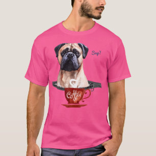 Koffie uitzetten met Fawn Boxer T-shirt