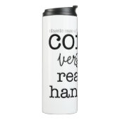 Koffie v Lezen Kater Thermosbeker (Gedraaid links)