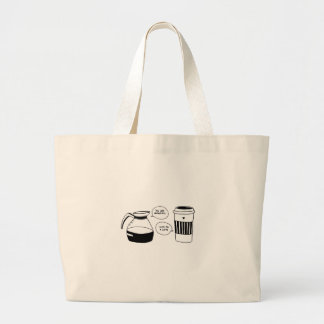 Koffie Valentijnse liefde Grote Tote Bag