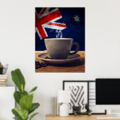 Koffie van Australië Poster (Thuiskantoor)