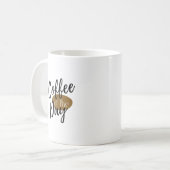 Koffie van de dag Mok - Begin uw dag met een slokj (Voorkant links)