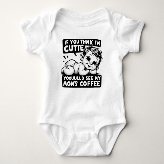 Koffie van mama romper (Voorkant)