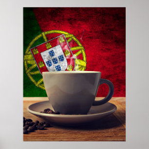 Koffie van Portugal Poster
