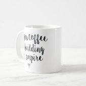 Koffie van Sippin en bouwen van een imperium Koffiemok (Voorkant links)