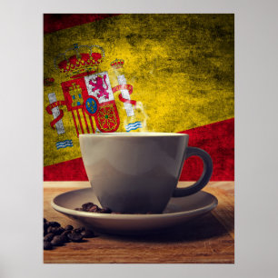 Koffie van Spanje Poster