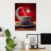 Koffie van Turkije Poster (Thuiskantoor)