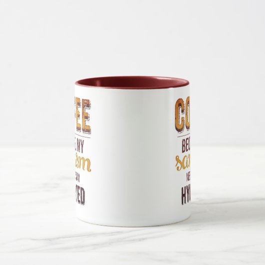 Koffie verbetert mijn Sarcasm Snarky-Mok Mok (Midden)
