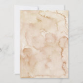 Koffie verjaardagsfeestje illustratie kaart (Achterkant)