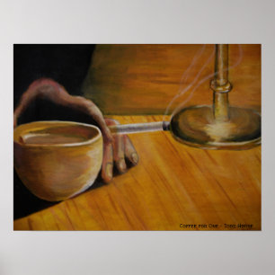 Koffie voor één poster