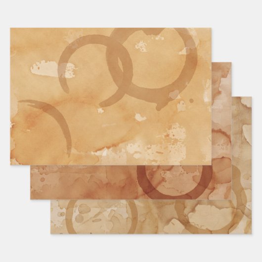 Koffie voor het inpakken van papierbladen inpakpapier vel (Set)