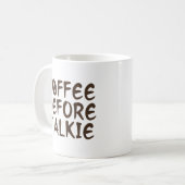 Koffie voor Talkie Coffee-Mok Koffiemok (Voorkant links)