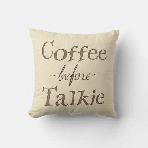 Koffie voor Talkie Kussen