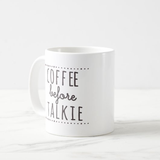 Koffie voor Talkie-Mok Koffiemok (Voorkant links)