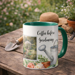 Koffie voor tuinieren foto persoonlijke tuin mok