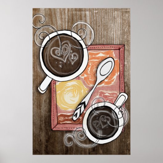koffie voor twee poster (Voorkant)