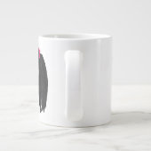 "Koffie voor werk" Extra Grote Mok (Achterkant)