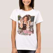 Koffie Vriendelijkheid Herhaal Barista T-Shirt