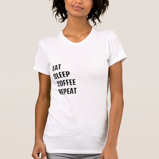 Koffie vrouwen t-shirt (Voorkant)