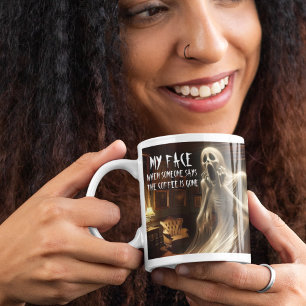 Koffie weg extra grote beker