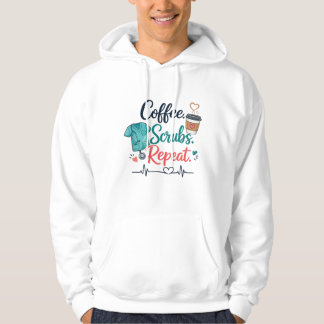 Koffie. Werkkleding. Opnieuw. Hoodie