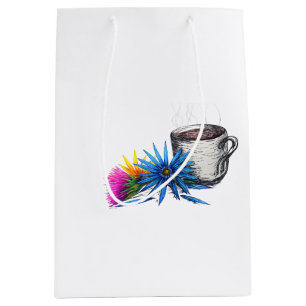 Koffie & Wilde Bloemen Medium Cadeauzakje
