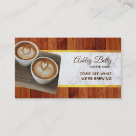 Koffie Winkelslogans Visitekaartjes
