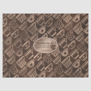 Koffie zakelijke Mokken in bekers Bruin Tissuepapier