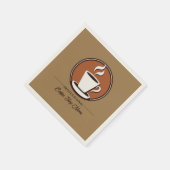 Koffie Zakelijke professionele café espresso winke Servet (Hoek)