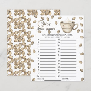 Koffie zetten Baby shower Baby Spel