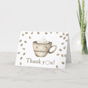 Koffie zetten Baby shower Bedankt 