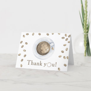 Koffie zetten Baby shower Bedankt