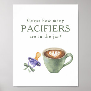 Koffie zetten - Hoeveel fopspeenjes Poster