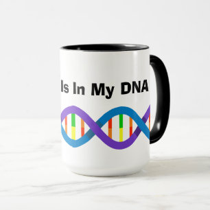 Koffie zit in mijn DNA-Mok Mok