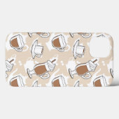 Koffie, zoet patroon Case-Mate iPhone case (Achterkant (horizontaal))